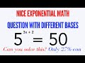 From Confusion to Clarity: Simplifying Exponential Equations with Varying Bases