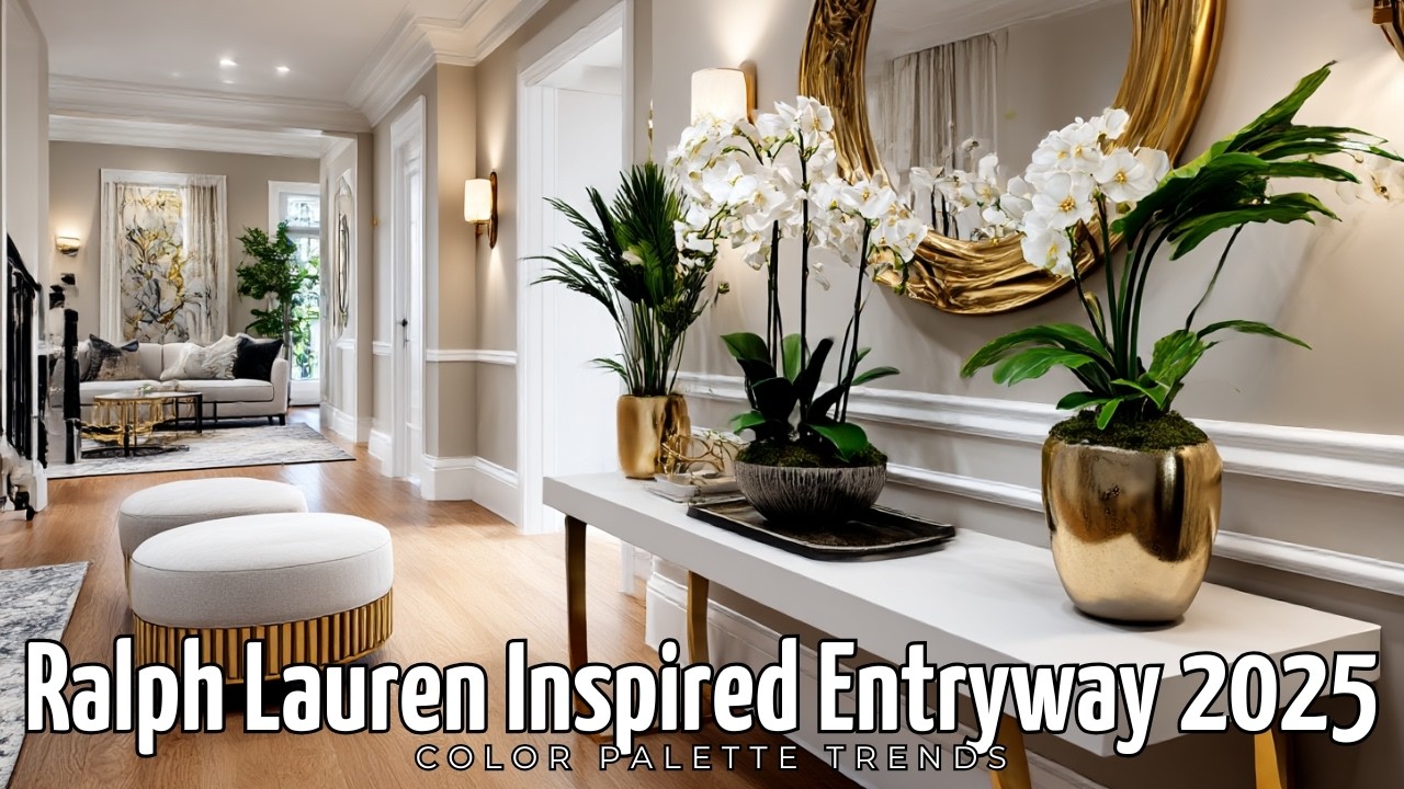 Ralph Lauren Inspired Entryway 2025 Color Palette Trends - YouTube