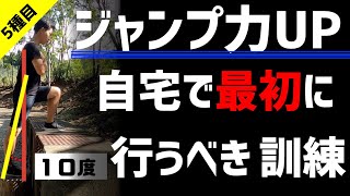 ジャンプ力アップ　自宅や近所で行う絶対外せないトレーニング　【５種目】