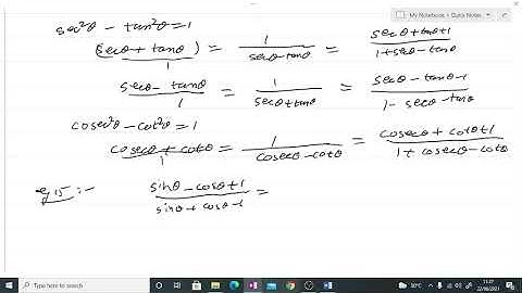 playing with trigonometric identities trigonometric  made easy (NCERT CLASS 10 MATHS SOLUTION)
