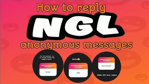 How to reply  ngl  questions | ngl link Tutorial