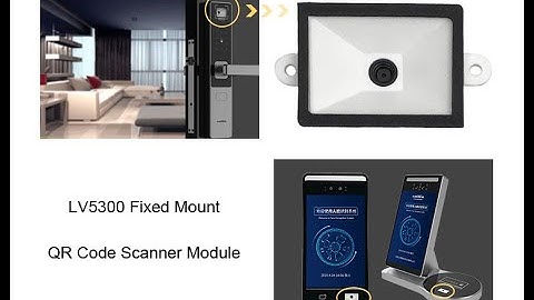 LV5300 Scanner Module Embedded Face Recognition Device and QR Door Lock