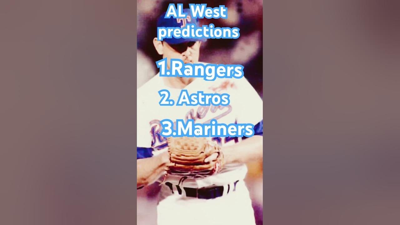 AL West predictions baseball mlb YouTube