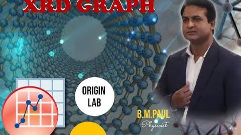 How to plot  XRD  Graph? through Origin lab