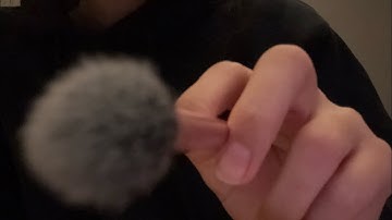 my first asmr video (face brushing, stippling, etc.)
