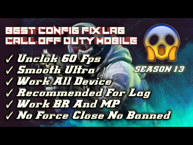 Config Fix Lag CODM|Configurasi Terbaru Call Of Duty Mobile|Auto Lancar No Password class=