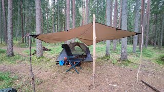 Telgi sisu + tarp 3X4,5m, hea suvine lahendus metsas olemiseks.