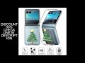Christmas Tree Clear Phone Case For Motorola Razr 40 50 Ultra Razr40 Razr50 Shockproof Bumper Transp