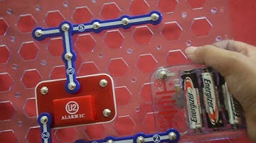 An 8-Year Old Shows You how to build Simple Alarm Sounds using Snap Circuits