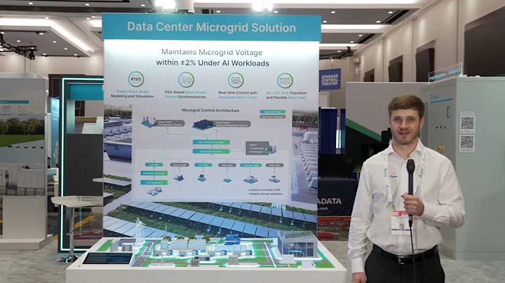 Delta Electronics Data Center Microgrid Solution at RE+ 2025