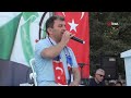 Çorum’da "İsrail’i telin Gazze’ye destek" mitingi