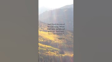 Thumbnail of Here am I, send me | Isaiah 6:8