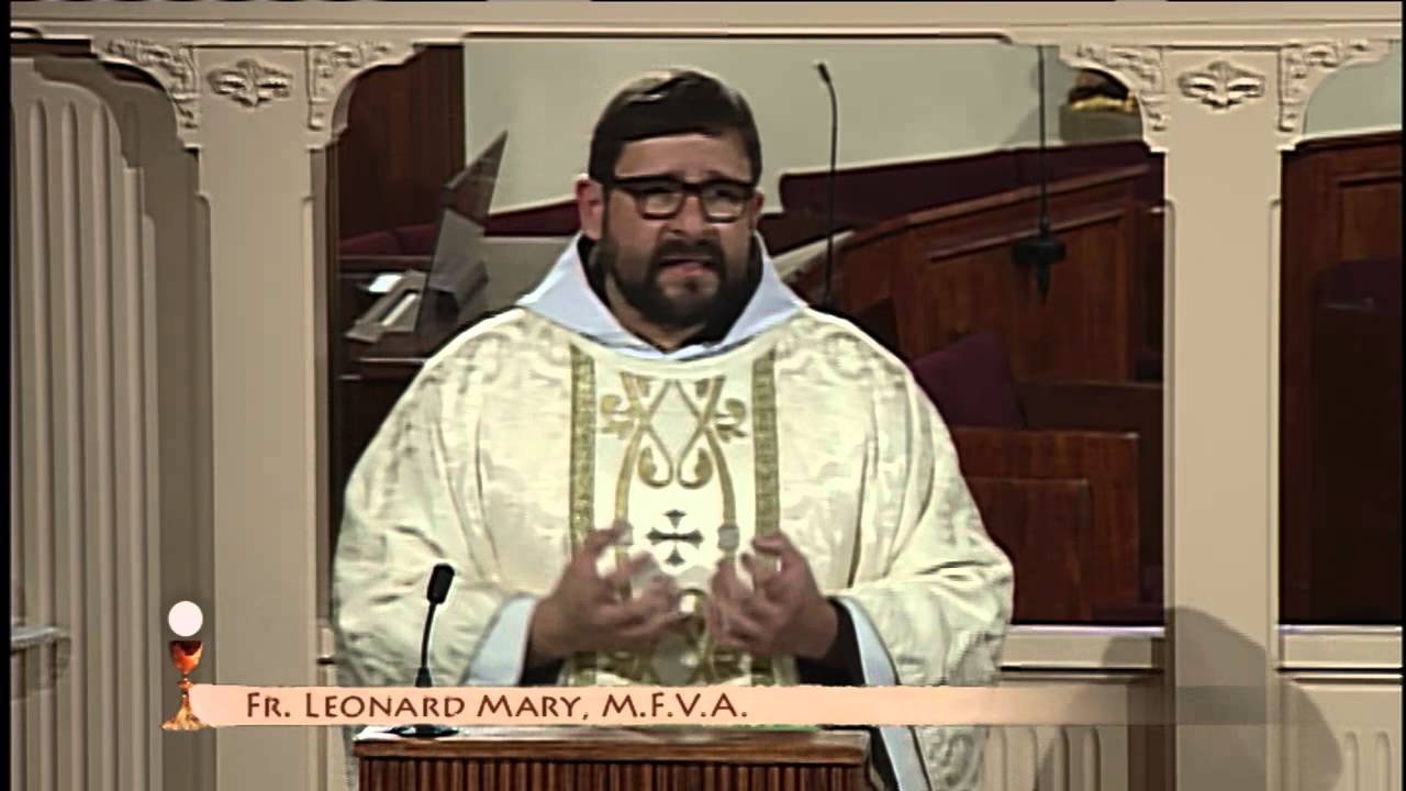EWTN Daily Catholic Mass 2015.2.2 Fr. Leonard Mary Presentation