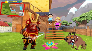 Dark Riddle New Update 15.1( Mod Skin SAMURAI )Mixed Game Play part.29