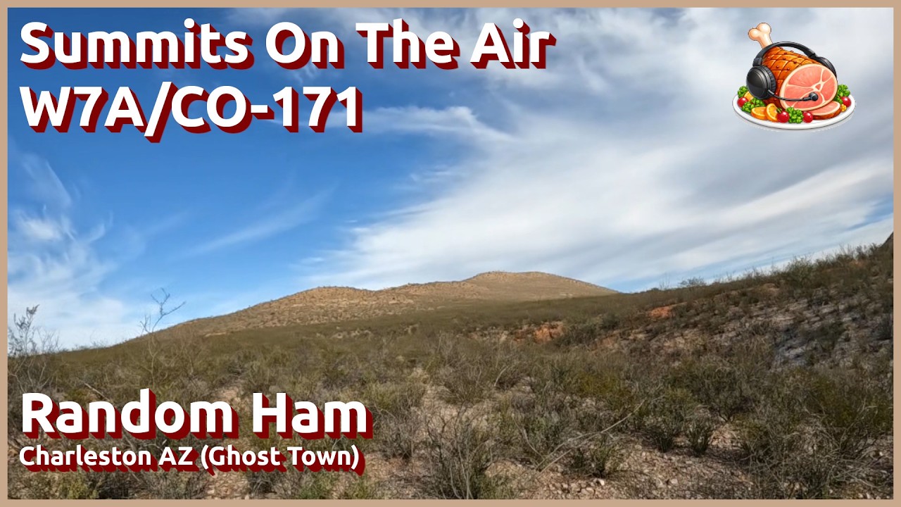 SOTA W7A/CO-171 Charleston Arizona Ghost Town