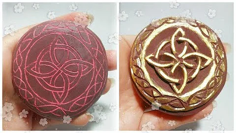 Soap carving - Celtic Symbol Good Luck/Simple Soap Carving/Soap Art Easy