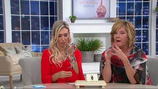 Carolyn Pollack Sterling Silver Faceted Labradorite Enhancer on QVC