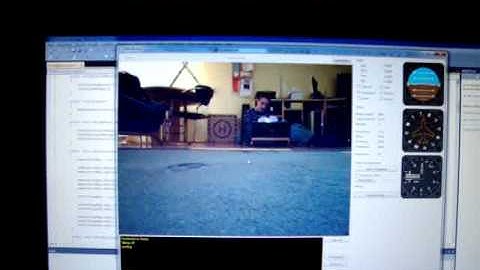 Flying the Parrot AR Drone using a joystick