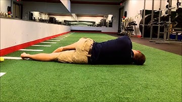 Supine T Spine Rotation