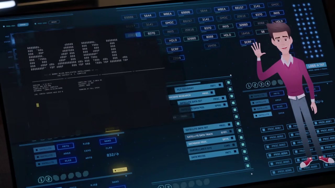 B.A.R.I AI (The Flash S06E05 scene)