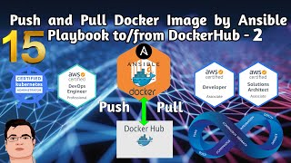 DevOps - Part 15 - Push and Pull Docker Image by Ansible Playbook to/from Docker hub. Episode  - 2