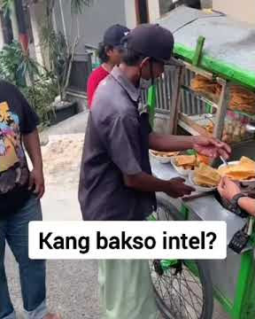 tukang bakso NYAMAR Jadi INTEL