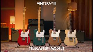 Exploring The Vintera Iii Telecaster Models Vintera Iii Fender