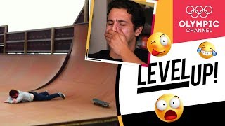 Paul Rodriguez reacts to skateboarding videos | Level Up! Resimi