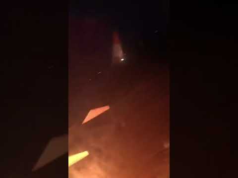 Turbina de avião da Gol com destino a SP pega fogo durante decolagem em Juazeiro