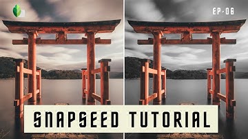 Change Background To Black & White in SNAPSEED | Snapseed Tutorial | EP 06 | Android | iPhone
