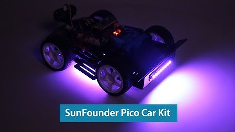 New Arrival! SunFounder 4WD Robot Car Kit for Raspberry Pi Pico