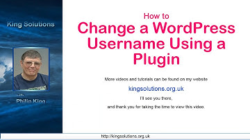 How to Change a WordPress Username using a Plugin