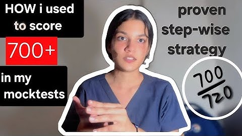 How I used to score 700+ in my mocktests🔥💯|| stepwise strategy