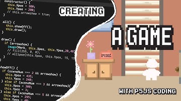 Eng) I created a video game w p5.js coding for the first time! "The Dream Gallery" | p5.js beginner