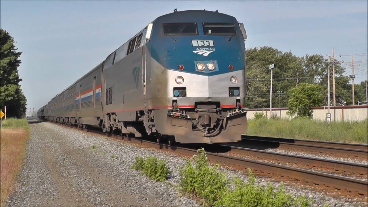 Amtrak 48 Lakeshore Limited in NE Ohio June 2016 YouTube