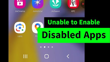 Unable to Enable Disabled Apps on Samsung (Files App Issue) - How to FIX