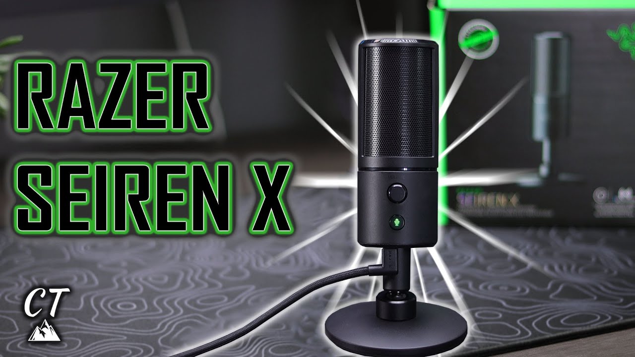Razer Seiren X: Supercardioid Condenser Mic - Professional Grade Streaming  Microphone