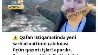 Qafan istiqamətində yeni sərhəd xətti çəkilir