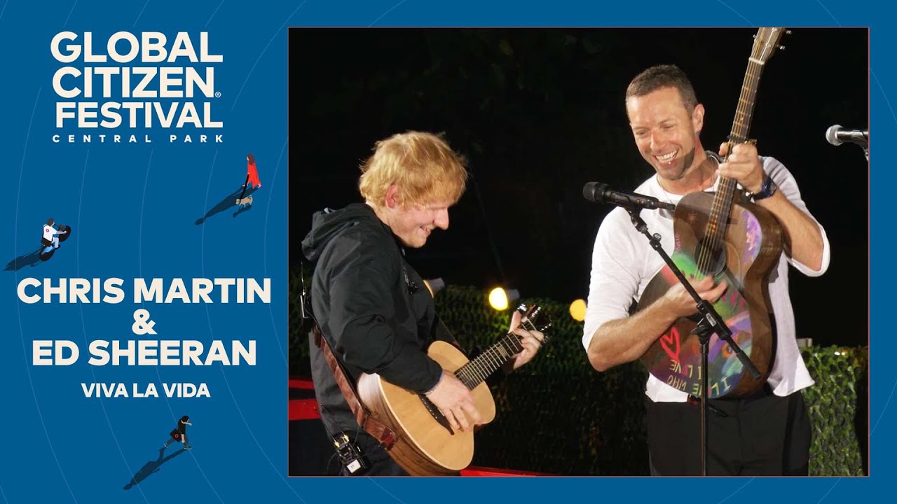 Chris Martin & Ed Sheeran's acoustic Viva la Vida | Global Citizen Festival NYC 2024 Chris Martin & Ed Sheeran's acoustic Viva la Vida | Global Citizen Festival NYC 2024
