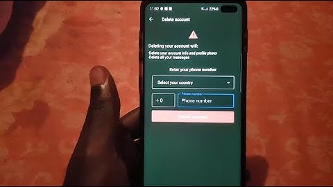 How to Delete your Signal Account