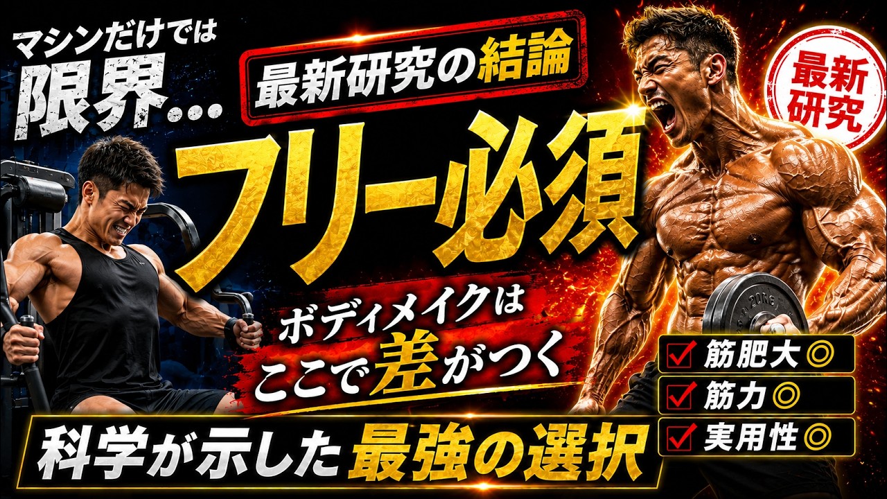 【最新研究】マシントレーニング VS フリーウェイトトレーニング　筋力増強・筋肥大するのはどっち？