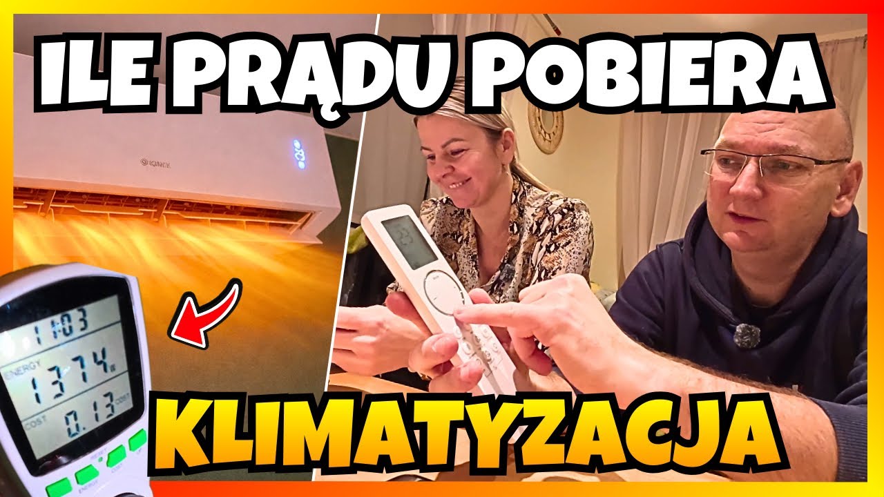 Ogrzewamy tylko klimatyzacją – ile prądu zużywa przez noc? - Sprawdzamy Gree Amber Prestige 3,5 KW 