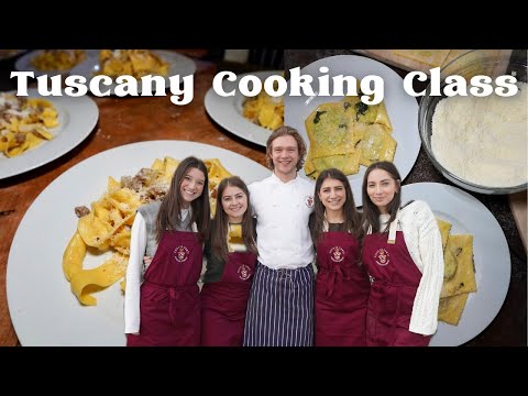 The most EPIC cooking class in a STUNNING villa in Tuscany, Italy!