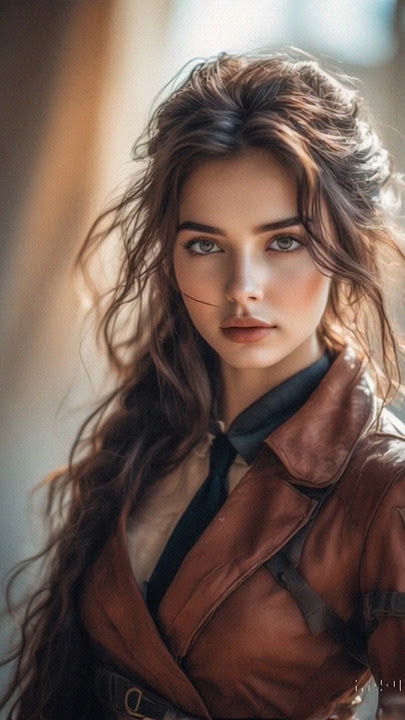 Confident Girl Walking in Slow Motion | Aesthetic Walk in 4K #aiart #ConfidentGirl