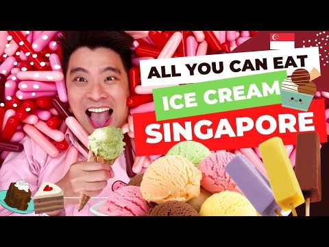 Asia only ICE CREAM MUSEUM Singapore 🍦 They give you ALL YOU CAN EAT Ice Cream here!
