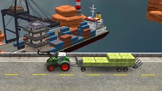 Bales Loading And Full Storage In Farming Simulator 18 Timelapse