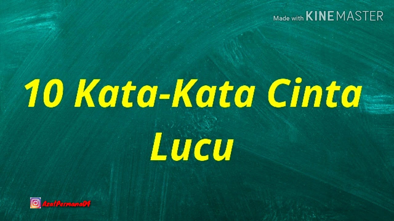 10 Kata Kata Cinta Lucu Gokil