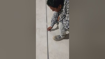 Physical Inspection of Groove Filling for Floor expansion joints.