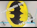 Make A Bat Signal From A Satellite Dish
