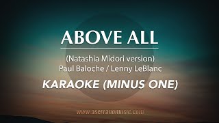 Above All - Natashia Midori Karaoke Minus One Good Quality